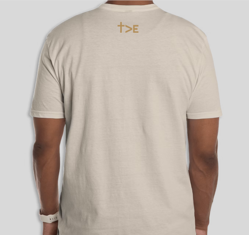 Style 1 — STRIVE Front / Symbol Back Sand back