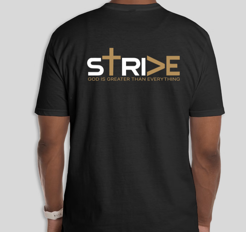 Style 2 — Symbol Front / STRIVE Back Black back