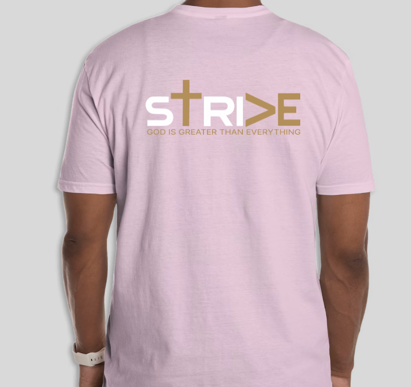 Style 2 — Symbol Front / STRIVE Back Light Pink back