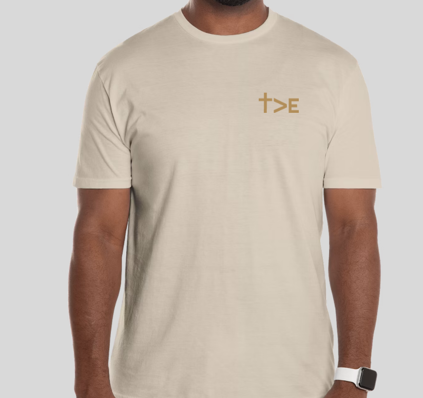 Style 2 — Symbol Front / STRIVE Back Sand front